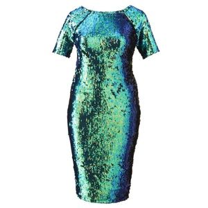 VGUC AX Paris sequin dress -- showstopper!